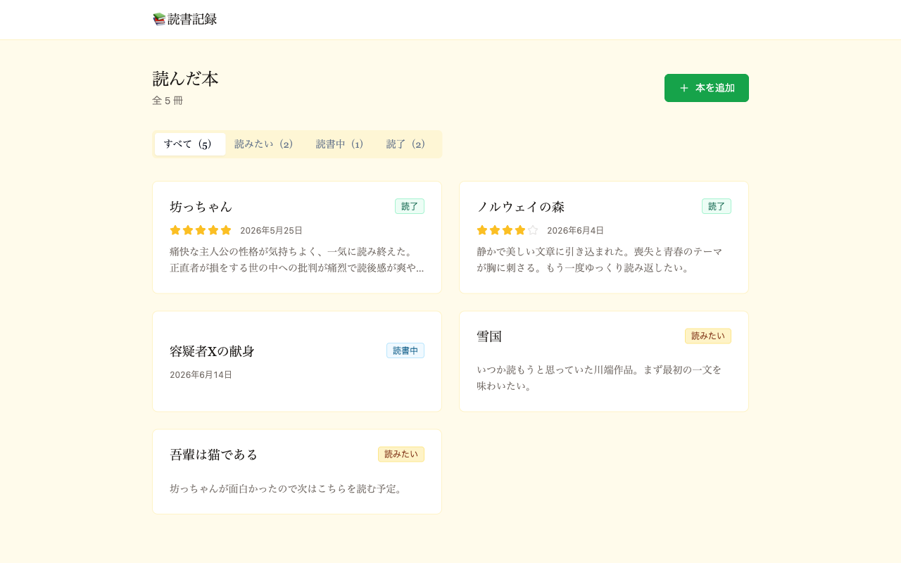 共有URLを開いたときに表示される、編集メニューのないアプリだけの画面